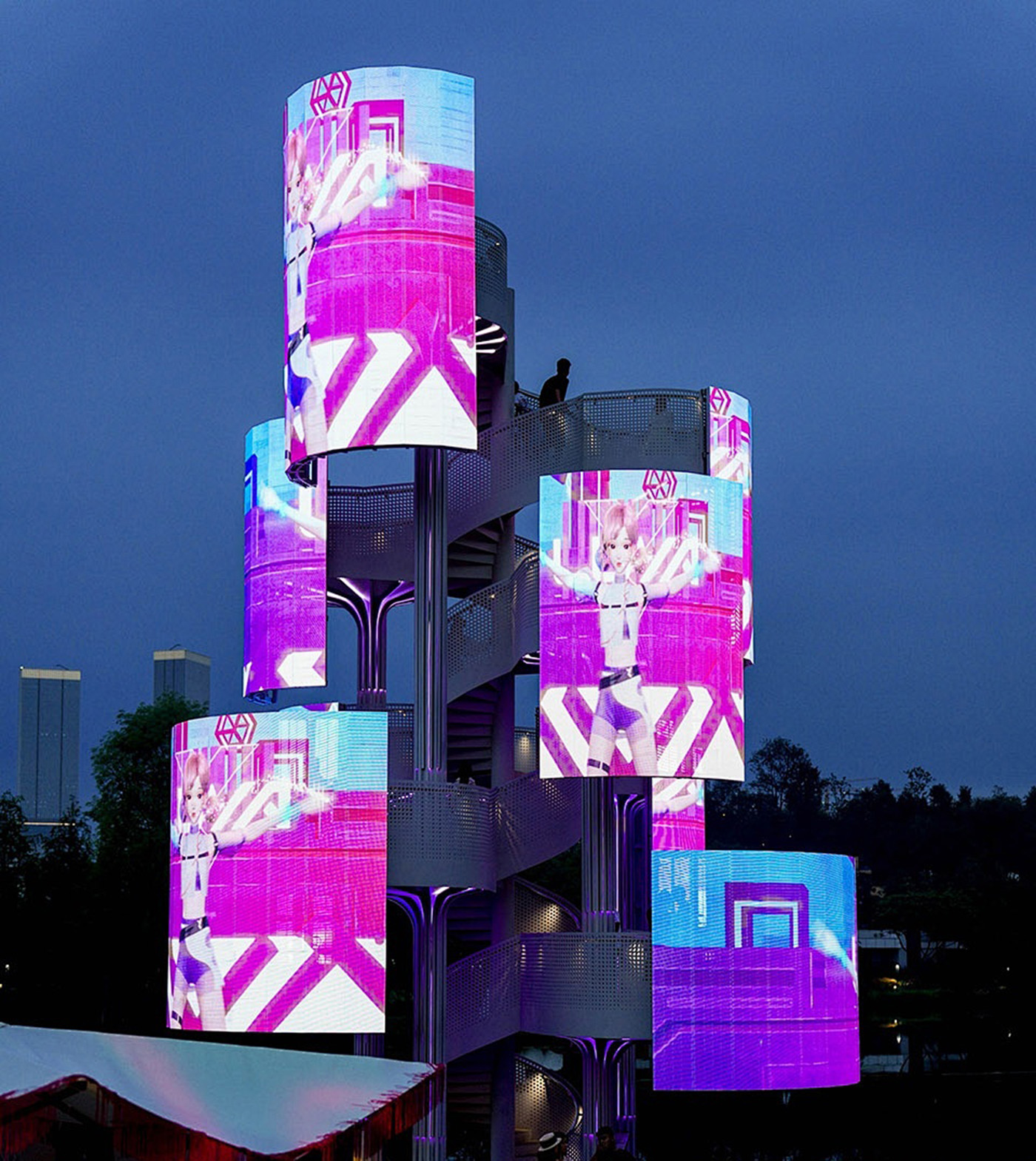 地標(biāo)顯示屏